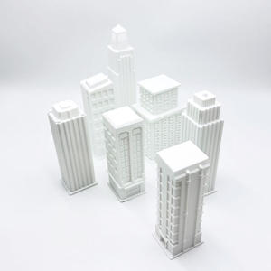 Source Factory High-Rise Building <strong>Model</strong> 3D Printed Miniature House for Sand Table Design <strong>Hobby</strong> <strong>Pre</strong>-<strong>Built</strong> Scene - Product Image 2