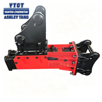 Marteau brise-roche hydraulique YTCT pour excavatrice, accessoire de piquage de pieux pour clôtures solaires