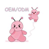 Jouet Compagnon de Dessin Animé, Adorable Peluche en Forme de Pierre Craquelée, Motif Croisé, Poupée Douce Rembourrée, ODM OEM