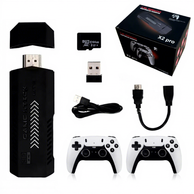 M15 Retro Classic Game Console Support 20000+ Game 4K HD Output Video Game Stick Station with 20+emulator