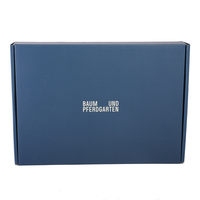 Impression de lettres personnalisées bleu profond expédition postale emballage affranchissement A4 A5 grande boîte postale en carton de papier postal
