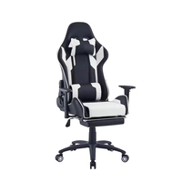 Chaise de bureau gaming exécutive en cuir réglable avec accoudoirs 2D, vérin à gaz 3 positions, garantie 2 ans, confortable, ergonomique et inclinable pour la maison et le bureau