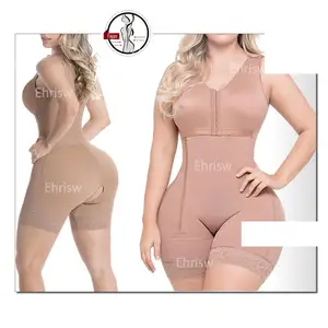 FAJAS 053 - SIDE ZIPPER STYLE Faja Colombiana Mujer Abdomen Control Girdle Compression Body Shaper with Zipper Post Liposuction