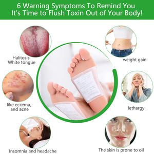 VCGSIG 100% 천연 30개입 딥 클렌징 대나무 디톡스 풋 패치 스트레스 완화 및 숙면 - Product Image 2