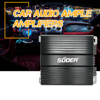 Amplificador de coche Suoer 3600W Clase D con crossovers 3600W amplificador de coche para subwoofer hecho en Corea