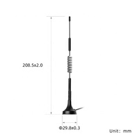 Antenne 868 MHz 4G Lora à gain élevé 15 dBi |   Base magnétique et ventouse pour routeur WiFi IoT