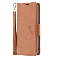 Étui en cuir pour carte de crédit effet peau de litchi pour iPhone 16E 16 Pro 16 Promax, pour iPhone 11/12/13/14 Plus/15/16 Housse de protection pour téléphone