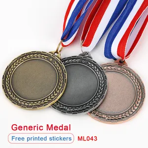 Medallas personalizadas chapadas en oro para cualquier juego de competición, trofeo de fútbol, precio barato