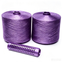 Factory High Quality 100% Polyester Yarn 30s/2s Ring Spun Recycled Dyed Raw Eco-Friendly for Socks Knitting Sewing Weaving