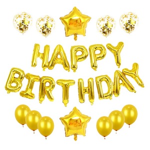 Set Decorazioni per Feste di Compleanno Palloncini Decorativi con Lettere 'Happy Birthday' in Foil <span class=keywords><strong>Oro</strong></span> Rosa, Blu, <span class=keywords><strong>Oro</strong></span>, Rosa e Argento da 16 Pollici - Product Image 5