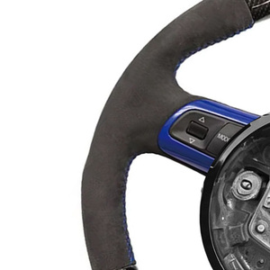 Volante de Fibra de Carbono para Audi R8 SQ5 Q3 RS3 RS4 RS5 RS6 TT TTS TT <span class=keywords><strong>MK2</strong></span> S3 <span class=keywords><strong>S4</strong></span> S5 S6 A3 8P 8V - Product Image 6