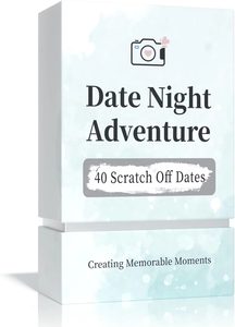 Juego de Cartas Personalizado con 40 Ideas para Citas Nocturnas para Parejas, Baraja de Citas Única para Rascar, Excelente Regalo Romántico para Bodas - Product Image 3