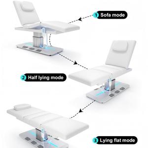 Fauteuil de <span class=keywords><strong>massage</strong></span> électrique réglable en gros, lit d'esthétique, lit de beauté pour <span class=keywords><strong>salon</strong></span>, lit facial électrique CE pour clinique MedSpa - Product Image 3
