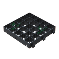 Panneau flexible de drainage de grille de pavage en plastique de conception moderne pour le pavé de grille d'herbe de jardin de toit vente directe d'usine