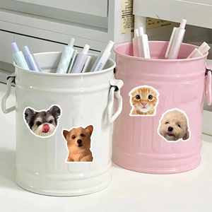 Niedliche Tier-<span class=keywords><strong>Meme</strong></span>-Aufkleber |   Verspielte Katzen & Hunde mit Kostümen, ideal für Tagebücher & Partygeschenke - Product Image 4