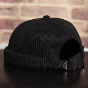 <span class=keywords><strong>Bonnet</strong></span> tricoté épais et chaud pour <span class=keywords><strong>femme</strong></span> et homme – Chapeau d'hiver tendance style Docker, marin, motard – Casquette <span class=keywords><strong>vintage</strong></span> - Product Image 2