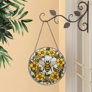 Clownfish with Anemone Glass Suncatcher Coral <strong>Reef</strong> - Product Image 2