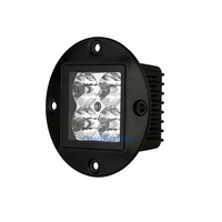 Nouvelle lampe de travail LED encastrée 12V 3 pouces 20W, 4 puces, étanche IP68, boîtier en aluminium, pour sous le capot de VTT, UTV, bateau, 4x4