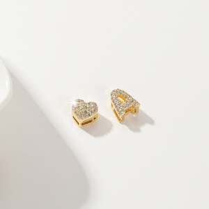 Collana con Nome 3D a Bolle in Oro, Ciondolo a Forma di <span class=keywords><strong>Lettera</strong></span> Gonfiata, Regalo di <span class=keywords><strong>San</strong></span> <span class=keywords><strong>Valentino</strong></span> <span class=keywords><strong>per</strong></span> <span class=keywords><strong>Lei</strong></span> - Product Image 6