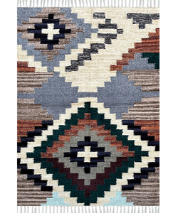 Alfombra Dhurrie de algodón de fibra de Yute natural hecha a mano, alfombra Kilim de seda y algodón tejida a mano, alfombra Dhurries, producto más vendido - Product Image 1