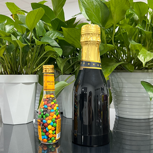 90ml Mini Nouveau Paquet Clair Vide <span class=keywords><strong>Cognac</strong></span> Bouteille En Plastique Bonbons Bouteille pour Bonbons Gummies Emballage - Product Image 2
