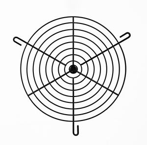 Usine en gros personnalisé industriel enduit de puissance et en acier inoxydable ventilateur gril ventilateur couverture ventilateur garde - Product Image 2