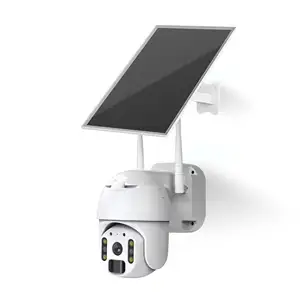 4g wifi sim telecamera a energia solare zoom ptz telecamera di sicurezza esterna cctv solare gsm 1080p 3MP PIR telecamera solare a bassa potenza