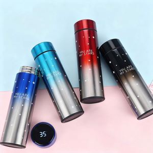 Gourde intelligente personnalisée avec logo imprimé, 500 ml, affichage LED de la température, promotion, activité d'entreprise, cadeau d'affaires - Product Image 1