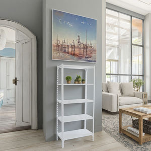 מדפי פלדה בזווית למחסן, מדפי אחסון, מדפי אחסון למחסן, מדפי חדר שינה, סיטונאי מהמפעל - Product Image 4