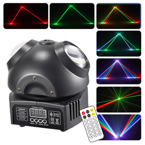 Faro mobile a LED Beetle Mini da 36W, IP33, RGB, controllo DMX512, telecomando, 4100K, dimmerabile, per illuminazione scenica e attrezzatura DJ - Product Image 3