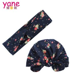 De alta calidad de impresión <span class=keywords><strong>turbante</strong></span> sombrero <span class=keywords><strong>y</strong></span> abrigo conjunto de diadema para mamá <span class=keywords><strong>y</strong></span> bebé - Product Image 5