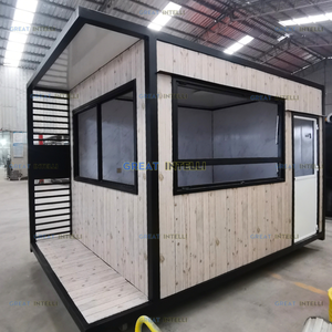Restaurant/Bar/Café mobile préfabriqué en conteneur maritime de 40 pieds, cuisine complète, eau chaude/froide, compatible 110V/220V - Product Image 2