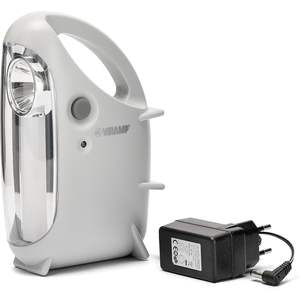 Lampe d'urgence LED portable rechargeable Velamp IR170EVO avec prise européenne, durée de vie de 30 000 heures - Product Image 1