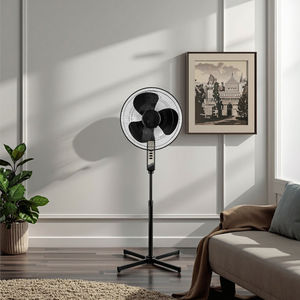 <span class=keywords><strong>Ventilateur</strong></span> de refroidissement à air d'été mécanique en plastique électrique à faible bruit 3 vitesses oscillant classe A + hôtel réglable économe en énergie - Product Image 4