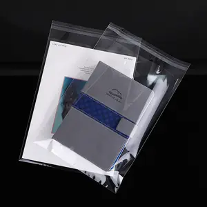 थोक कस्टम अलग आकार स्पष्ट पारदर्शी प्लास्टिक बैग कपड़े पैकेजिंग के लिए स्व-चिपकने वाला प्लास्टिक बैग