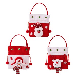 Borsa di natale con fumetto creativo di Haobei nuova decorazione natalizia fornisce borsa regalo per pupazzo di neve vecchio - Product Image 5