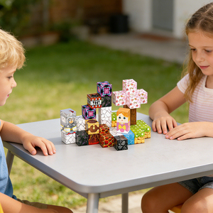 40 pièces <span class=keywords><strong>de</strong></span> mini cubes magnétiques <span class=keywords><strong>de</strong></span> 2 cm, ensemble <span class=keywords><strong>de</strong></span> <span class=keywords><strong>construction</strong></span> <span class=keywords><strong>de</strong></span> tuiles 3D, jouets éducatifs pour enfants, en plastique, certifiés EN71 et CPC - Product Image 1
