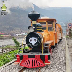 Attraction de grande capacité Train touristique personnalisé manèges <span class=keywords><strong>jeux</strong></span> de fête foraine Train à piles à vendre - Product Image 5