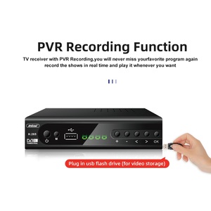 工厂价格批发免费空中高清数字电视Dvb T2机顶盒H.265/HEVC Dvb-t2解码器带WIFI的机顶盒 - Product Image 3
