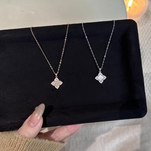 Collier exquis en argent pur S925 avec petit pendentif en diamant, collier scintillant à plusieurs niveaux, collier de clavicule superbe, collier de clavicule en sucre - Product Image 2