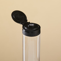 Bouteilles de sauce en plastique PET de qualité alimentaire vides de 100 ml et 160 ml, bouteilles à presser pour confiture, salade, sauce chili, emballage alimentaire, bouteille de sauce avec bouchon à clapet