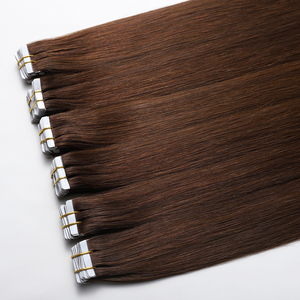 Estensioni per <span class=keywords><strong>capelli</strong></span> con nastro <span class=keywords><strong>biadesivo</strong></span> in vero capello umano cinese Remy, a doppia trama, direttamente dalla fabbrica, 100% cuticole allineate - Product Image 1