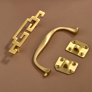 Maniglie a goccia girevoli in ottone massiccio per mobili antichi, cassettiere, cucine, comò, porte di camere da letto e portagioie - Product Image 2