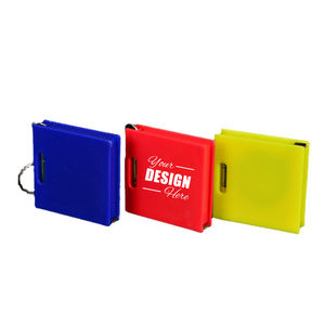 カスタムキーホルダー巻尺1mバブルレベル & スチール定規コンパクト、軽量プロモギフトツール - Product Image 1