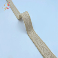 Usine En Gros 20mm Motif Jacquard Antidérapant En Nylon Élastique Soutien-Gorge Bretelles Bande Élastique