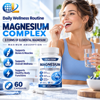 OEM ODM Complexe de Magnésium 1000 mg 8 Formes Capsules Sans OGM 60 Comprimés Complément Alimentaire Marque Privée Fabricant de Formules Personnalisées