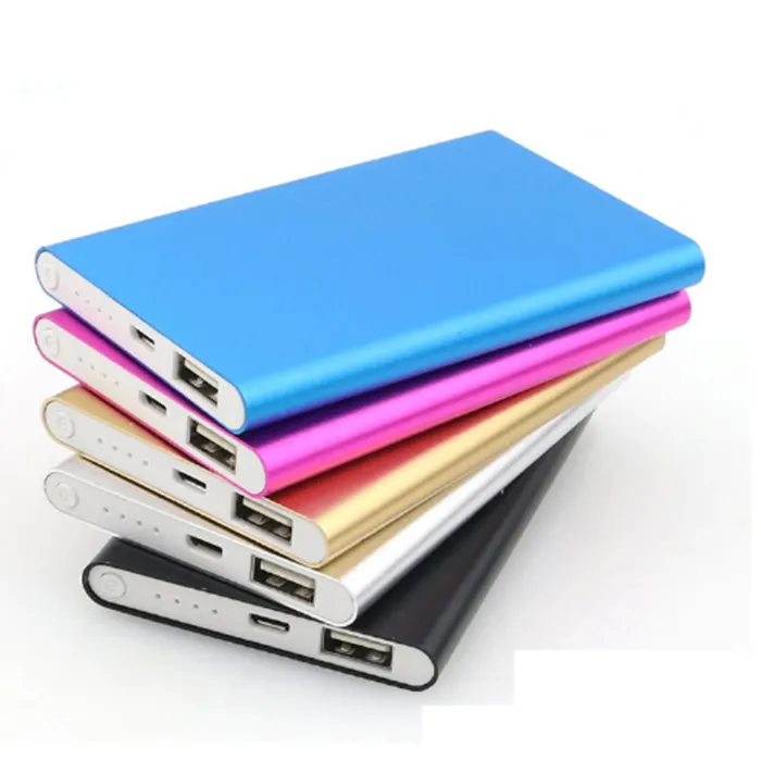 New portable Slim Power Bank Outdoor Travel Cargador Power Banks Charger Battery 5000mAH Universal Charger For Smartphone