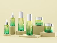 Bouteille en plastique cosmétique Taolin, personnalisation de la marque, ensemble de soins de la peau en PETG, bouteille de toner cylindrique translucide givrée rouge 180 ml