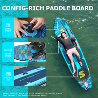Skatinger Recruit Agents ASIATICUS Planche de paddle gonflable pour lacs, océans, plages et pêche