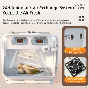 Incubateur pour oiseaux USMILEPET, nouveau design, en PP, avec double contrôle de la température. - Product Image 5